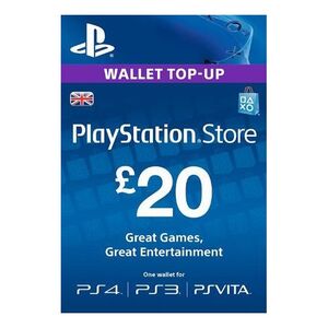 Sony PSN PlayStation Network Wallet Top Up (UK) - GBP 20 (Digital Code)