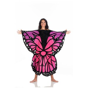 Kanguru 1234 Blanket With Butterfly Wings Pink