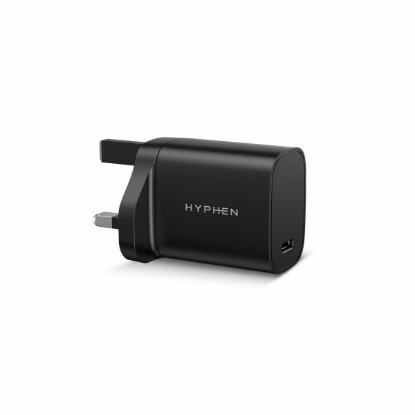 HYPHEN VoltPort PD Wall Charger 20W with USB-C Power Delivery Black
