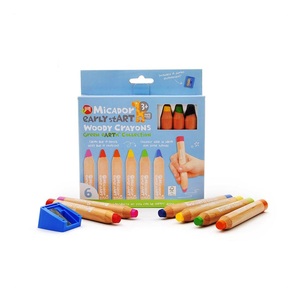 Micador Early Start Woody Crayons FSC 100&#37; (Set Of 6)