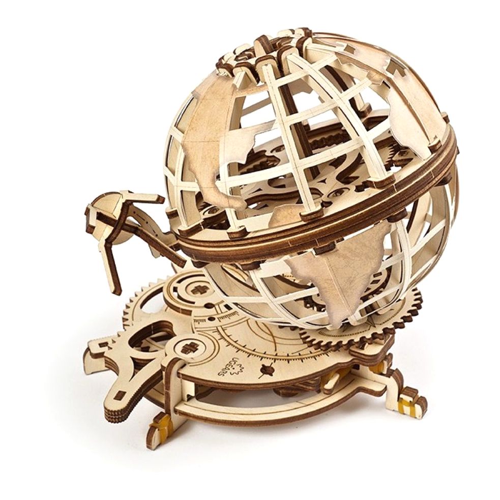 U-Gears Mechanical Models Globe 3D Wooden Puzzle