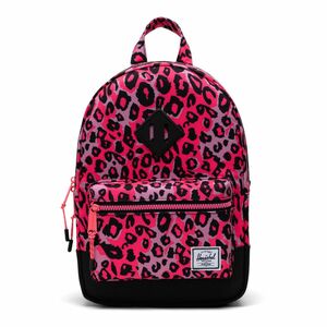 Herschel Heritage Kids Backpack Cheetah Camo Neon Pink/Black
