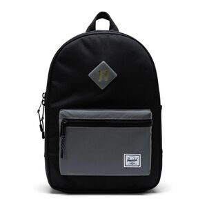 Herschel Heritage Youth Backpack Black/Silver Reflective