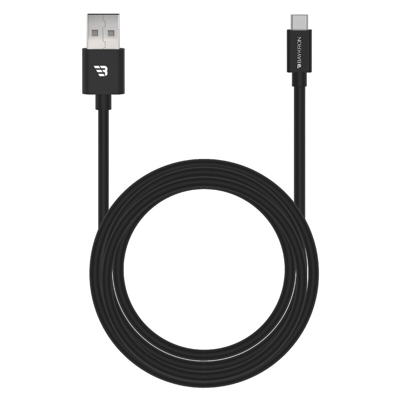 Baykron USB-A To USB Type-C Cable 1.2m Black