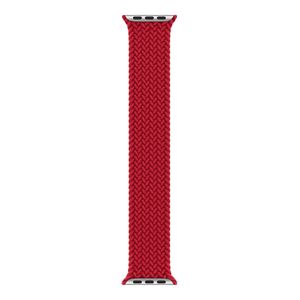 HYPHEN Oxnard Braided Apple Watch Band 42-44mm Medium Red (Compatible with Apple Watch 42/44/45mm)