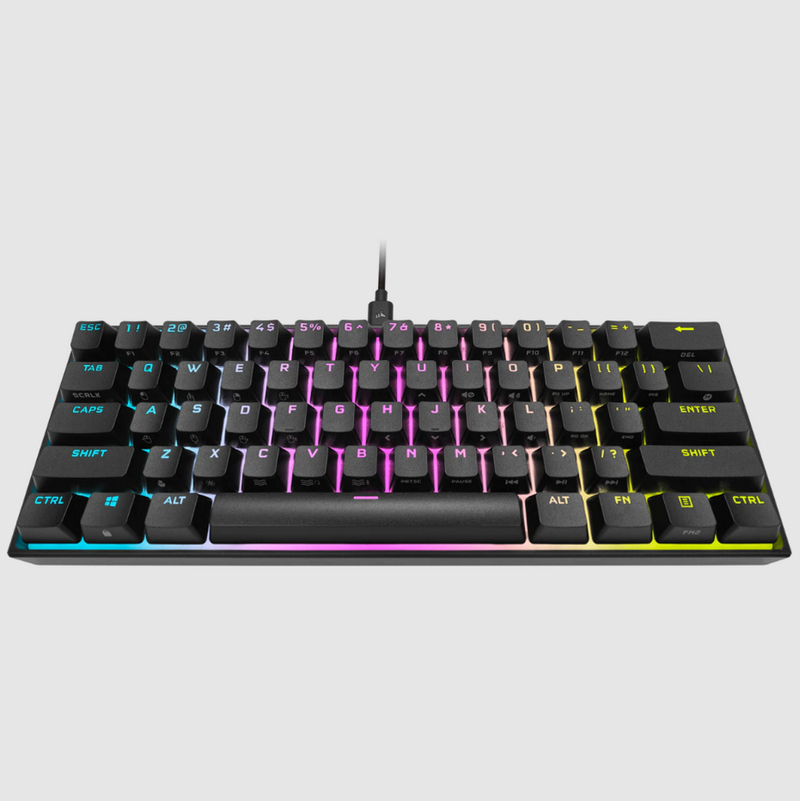 Corsair K65 RGB MINI Mechanical Gaming Keyboard - CHERRY MX SPEED Black (US English)