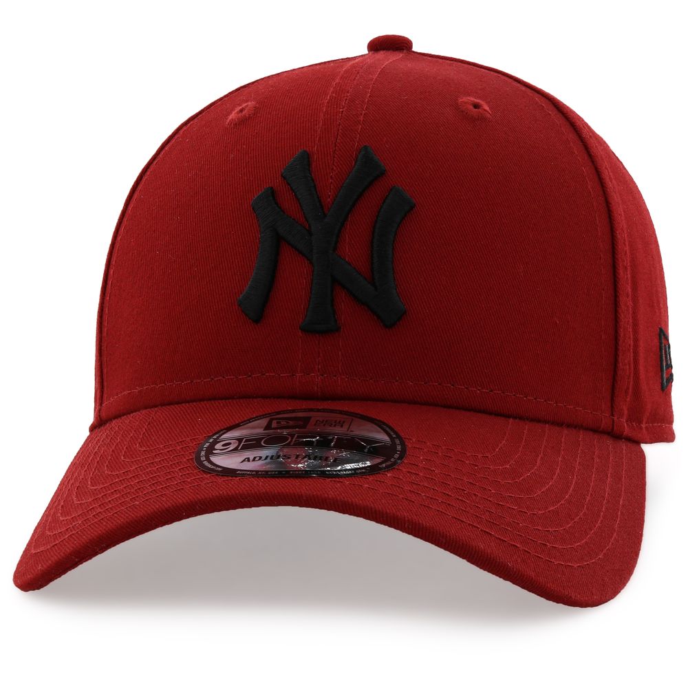 New Era League Essential New York Yankees Cap - Dark Red