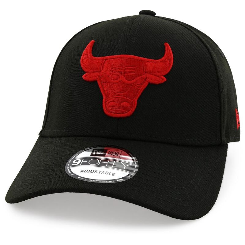 New Era Pop Logo Chicago Bulls Cap Black