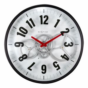 Nextime Modern Gear Wall Clock White (36 cm)