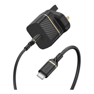 OtterBox Wall Charging Kit USB-C to USB-C Fast Charge 20W Black Shimmer