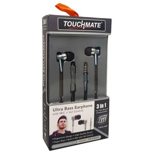 Touchmate E0040 Ultra Bass Earphone With Mic