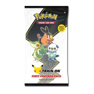 Pokemon TCG 25th Anniversary Pack First Partner Pack Wave 2 Unova Oversized Boosters