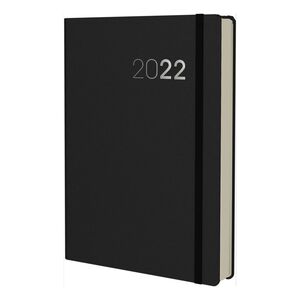 Collins Debden Legacy A5 Day To Page Diary 2022 Black