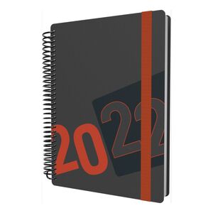 Collins Debden Delta A5 Day To A Page w/Appt 2022 Orange