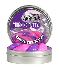 Crazy Aaron's Amethyst Blush Hypercolor 4 Inch Thinking Putty