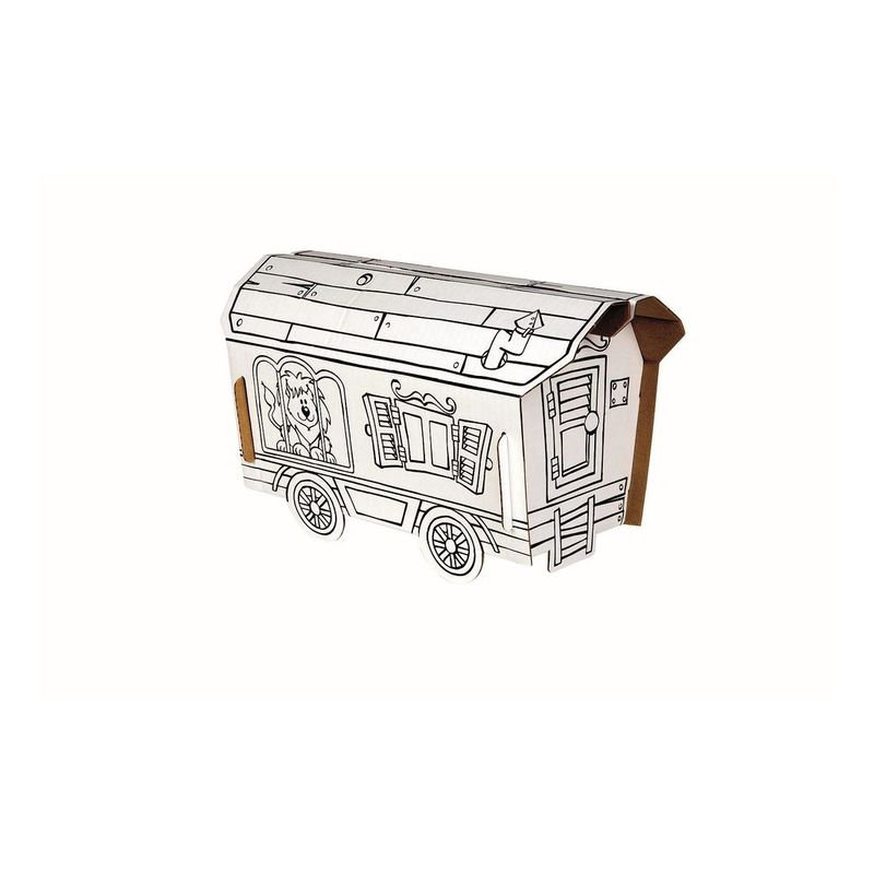 مجموعة الأعمال اليدوية المستوى 1 على شكل عربة سيرك من Calafant