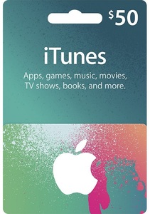 Apple iTunes Gift Card 50 USD