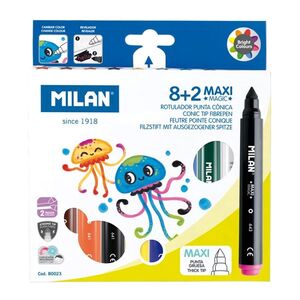Milan Magic Fibertip Pen (Set of 10)