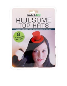 Gamago Top Hat Party Hats
