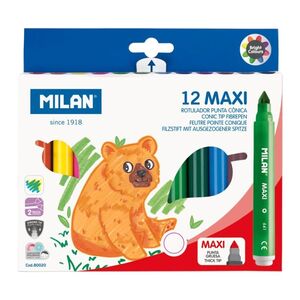 Milan Maxi Fiber Tip Pen (Set of 12)