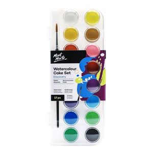 Mont Marte Discovery Watercolour Cake Set (Set of 17)