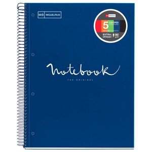 Miquelrius Mr Emotions A4 Notebook 90g Navy Blue (120 Sheets)
