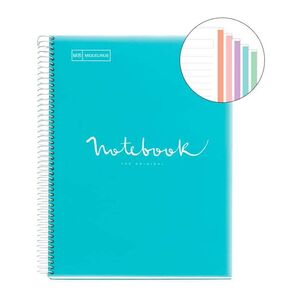 Miquelrius Mr Emotions A5 Notebook 90G Sky - Blue (120 Sheets)