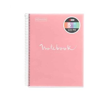 Miquelrius Mr Emotions A5 Notebook 90G - Pink (120 Sheets)