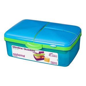 Sistema Slimline Quaddie Coloured Lunchbox