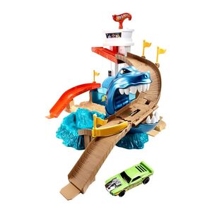 Mattel Hot Wheels Color Shifters Sharkport Showdown Playset