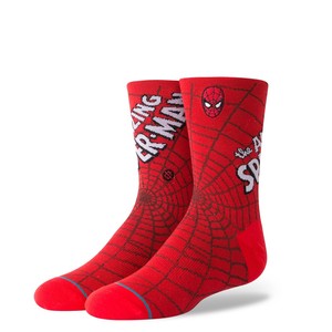 Stance Marvel Amazing Spider-Man Youth Boys Socks Red
