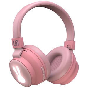 Porodo Soundtec Kids Wireless Over-Ear Headphone Pink Rabbit