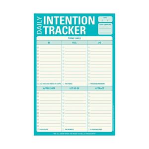 Knock Knock Daily Intention Tracker Note Pad