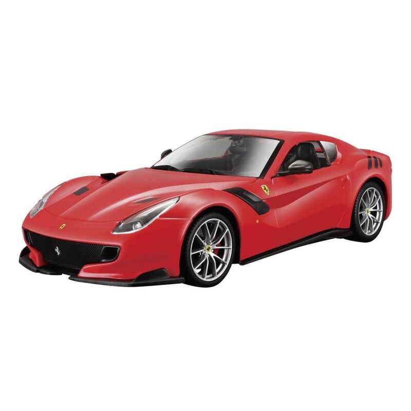 BBurago Ferrari F12 TDF Race and Play 1.24 with O Stand Die-Cast Model Car
