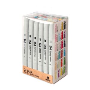 Montana Colors MTN 94 Graphic Markers Solid + Pastel (Set of 24)
