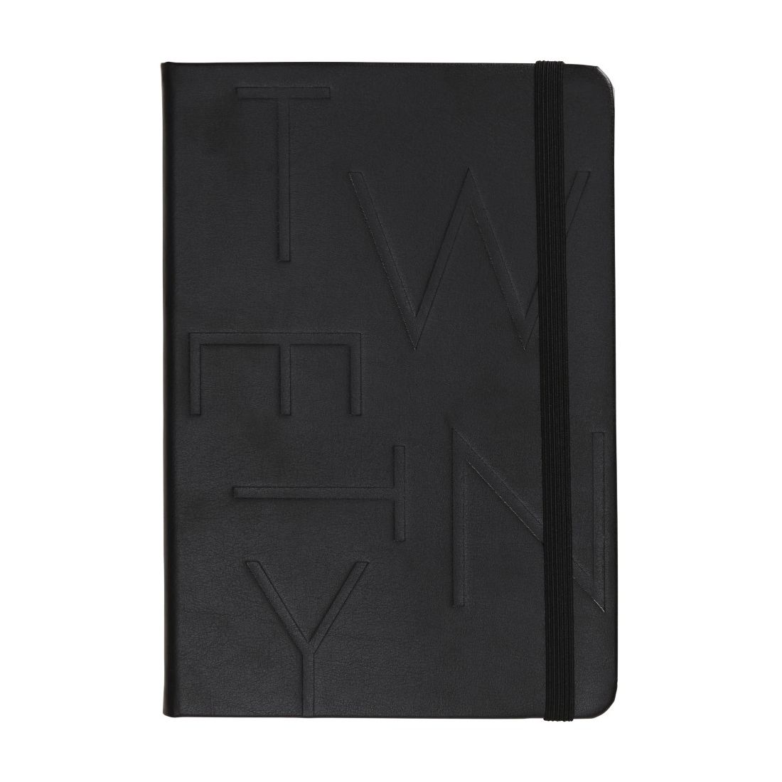 kikki.K 2020 A5 Bonded Leather Weekly Diary Jet Black