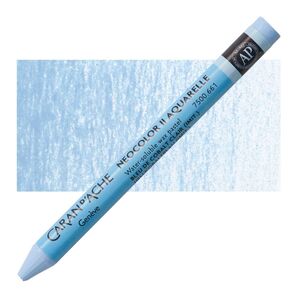 Caran d'Ache 7500.661 Neocolor II Watercolor Crayon - Light Cobalt Blue Hue