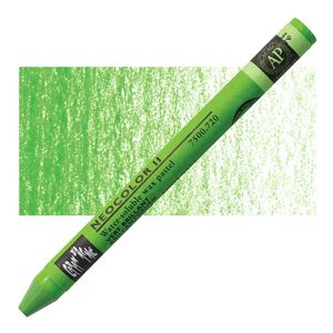 Caran d'Ache 7500.720 Neocolor II Watercolor Crayon - Bright Green
