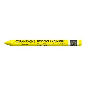 Caran d'Ache 7500.240 Neocolor II Watercolor Crayon - Lemon Yellow
