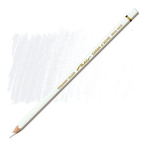 Caran d'Ache 666.001 Classic Pablo Coloured Pencil - White