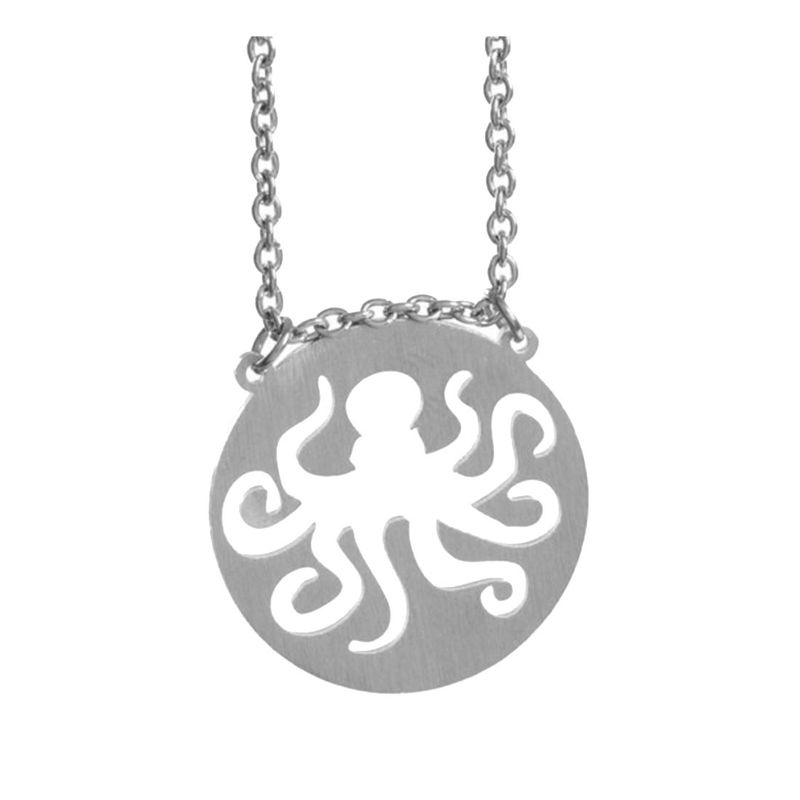 Jaeci Octopus Necklace Silver