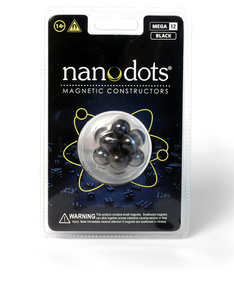 Mega Nanodots 12 Magnetic Dots Black