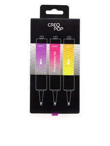 Creopop Inks Temperature Sensitive Magenta/Rose/Orange Yellow
