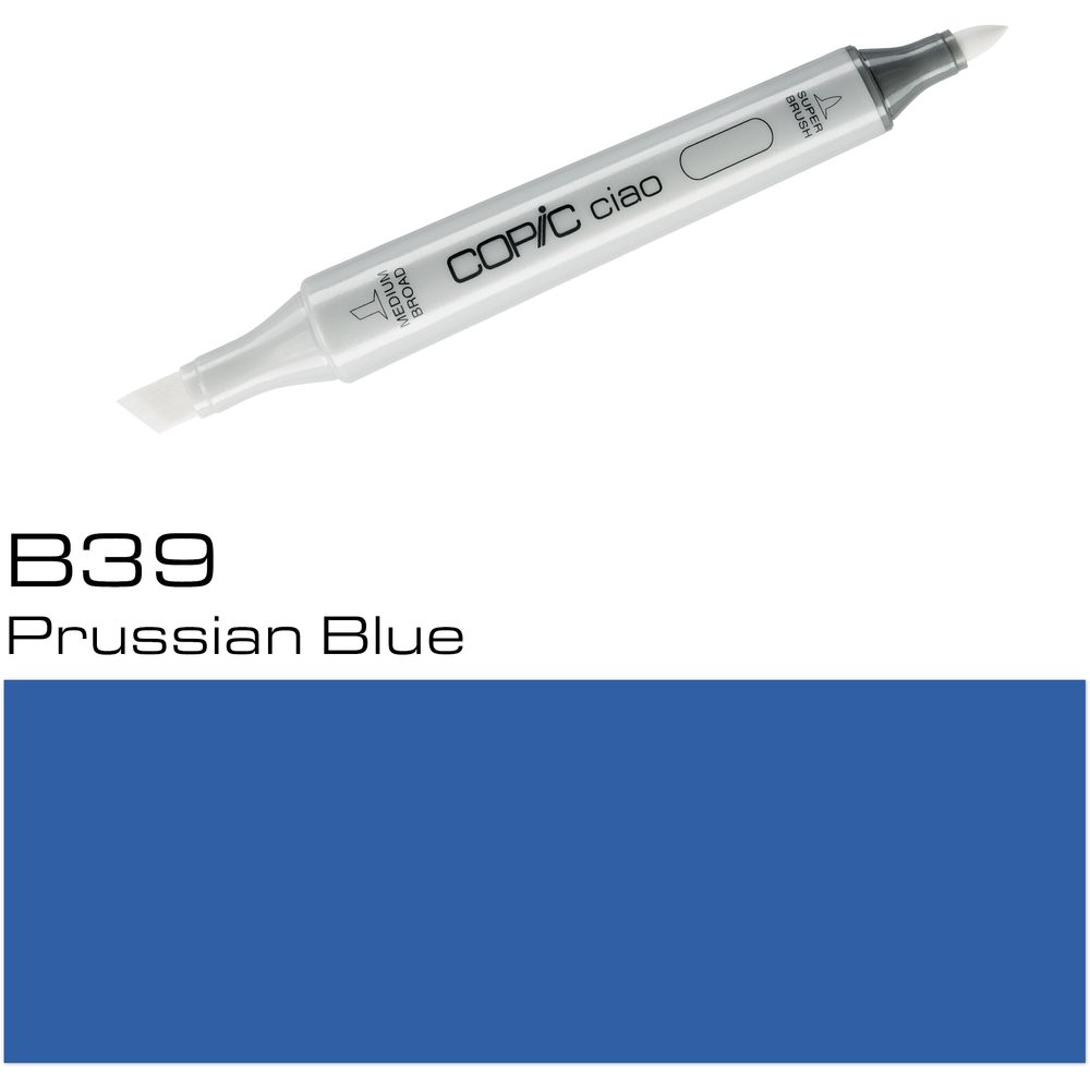 Copic Ciao Refillable Marker - B39 Prussian Blue