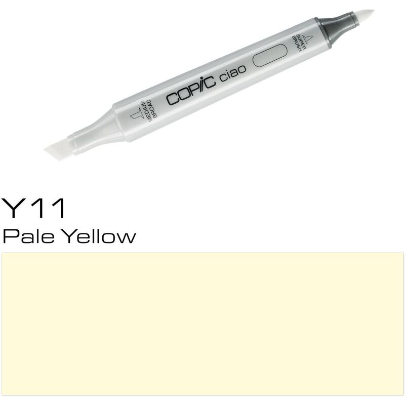 قلم ماركر كوبيك تشاو  Y11 - أصفر باهت