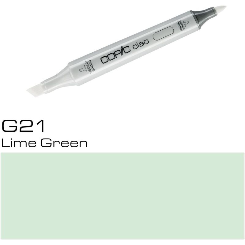 قلم ماركر كوبيك تشاو  G 21 - أخضر ليموني