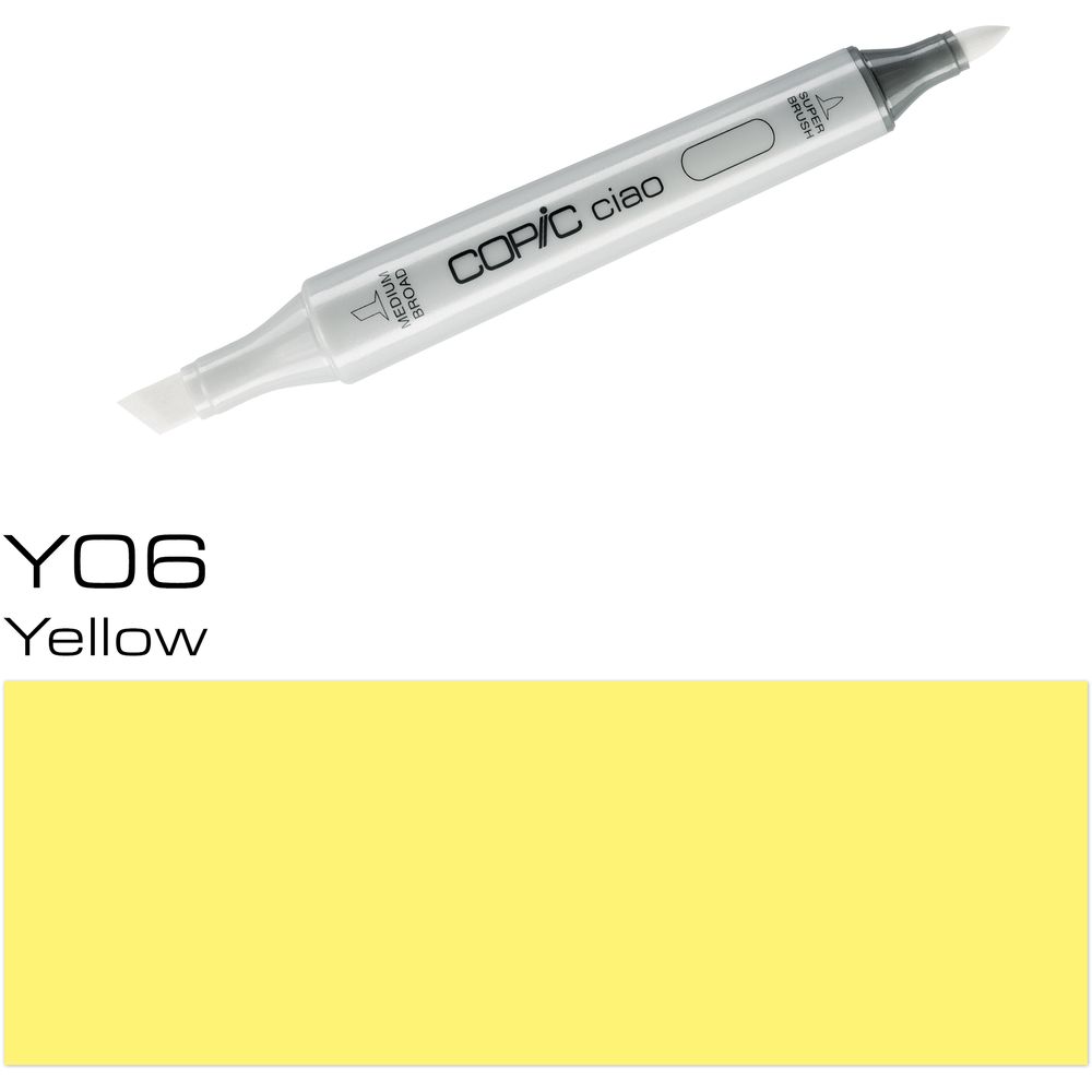 قلم ماركر كوبيك تشاو  Y06 - أصفر