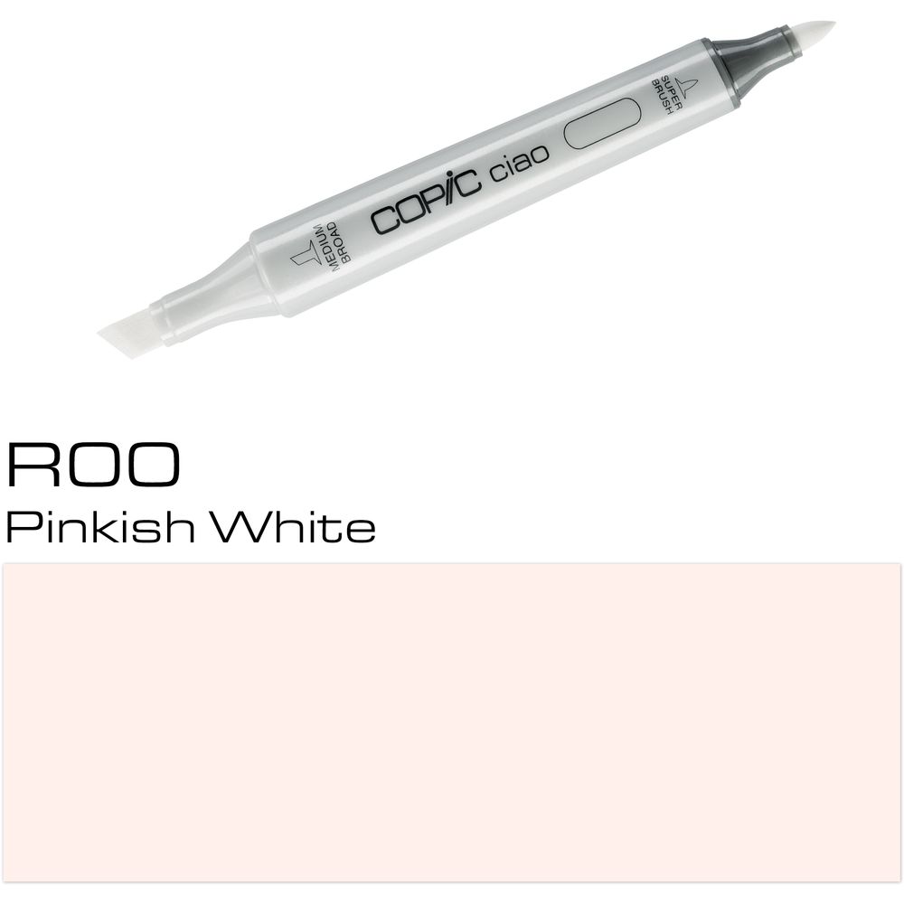 قلم ماركر كوبيك تشاو  R00 - أبيض وردي