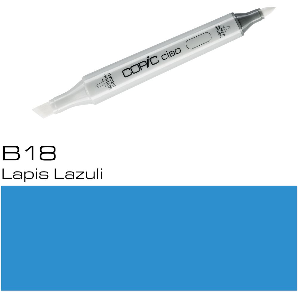 قلم ماركر Copic Ciao B18 - أزرق لازوردي