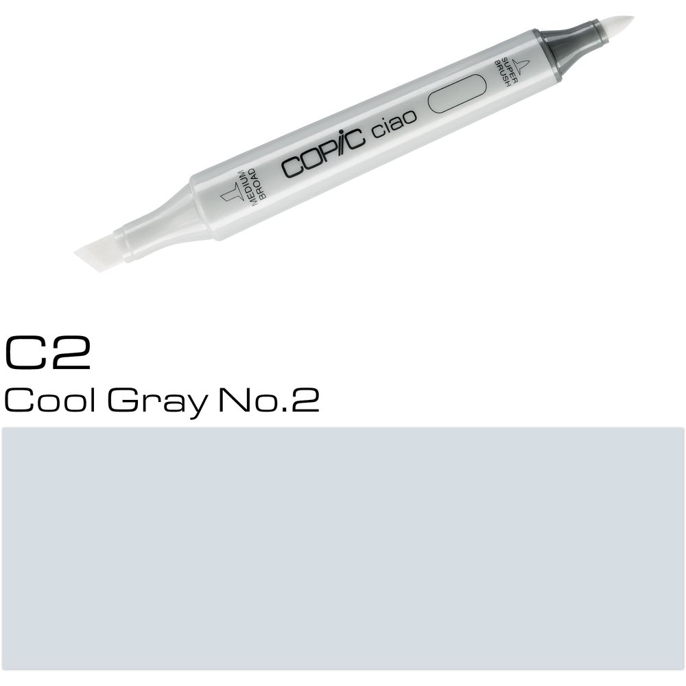 Copic Ciao Refillable Marker - C2 Cool Grey No.2